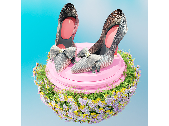 "Lush" Heels Free GIFT SNAKE SKIN