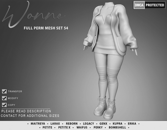 WONNE (54) DEMO Full Perm Mesh