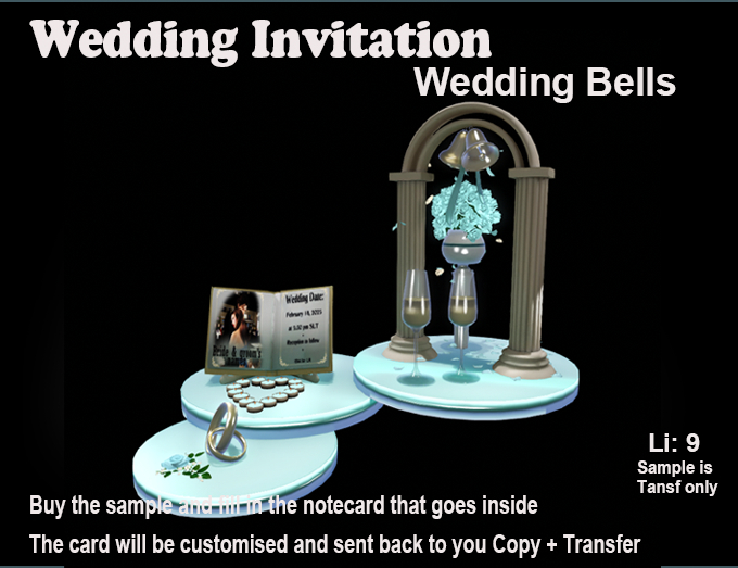 Wedding Invitation - Wedding bells