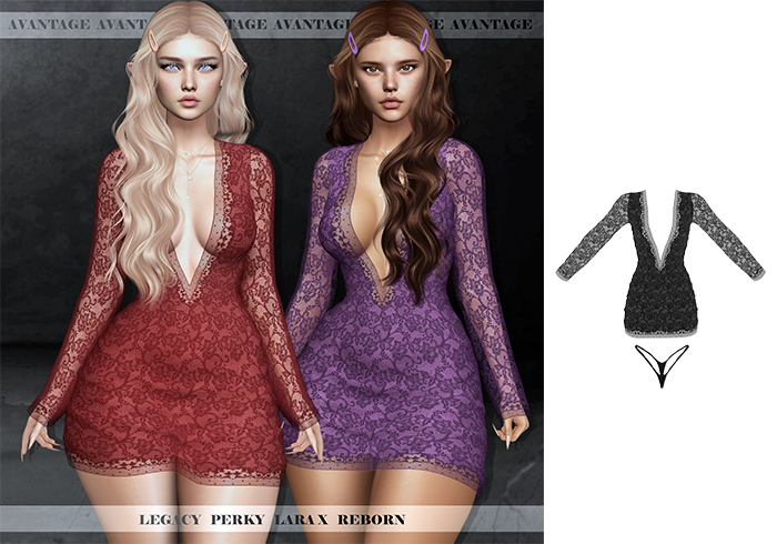 *Avantage* Dress Gwen Black 