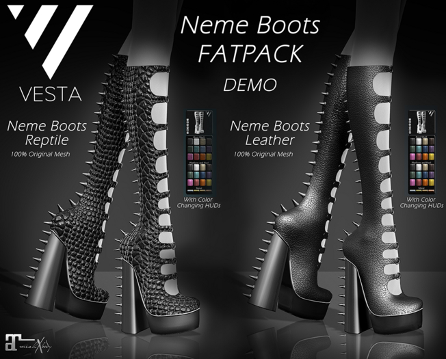 VESTA - Neme Boots - FATPACK - DEMO