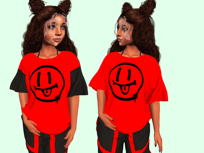 *SS* Rebirth Neon Shirts Red