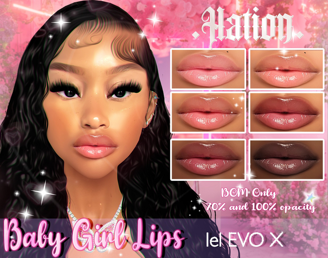 .HATION. Baby Girl Lips Evox