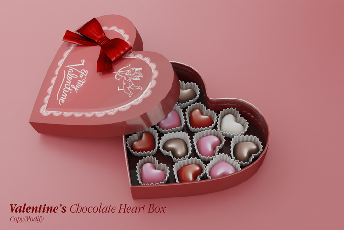 KLN SZN - Valentine's Chocolate Heart Box