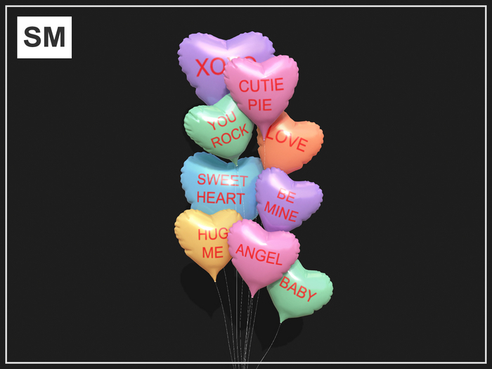 Heart Balloons - Sweet Talk (Transferable Gift) 