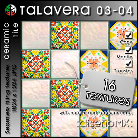 Talavera 03-04 :dMX: (Ceramic Tile)