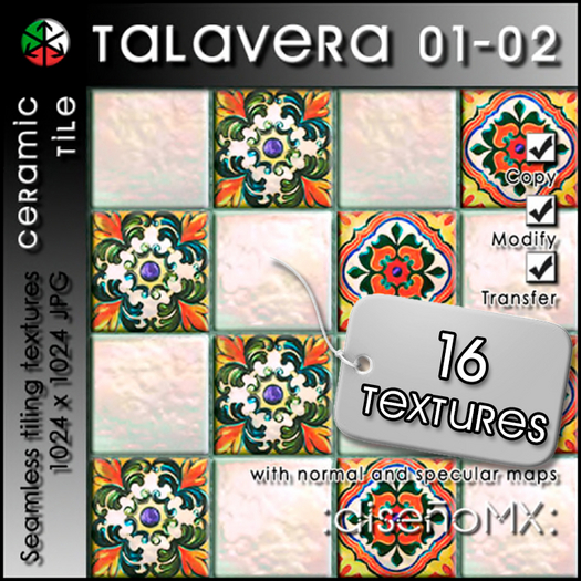 Talavera 01-02 :dMX: (Ceramic Tile) 