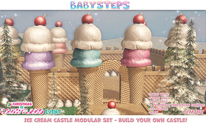 {Babysteps} Ice Cream Castle Modular Set_SALE