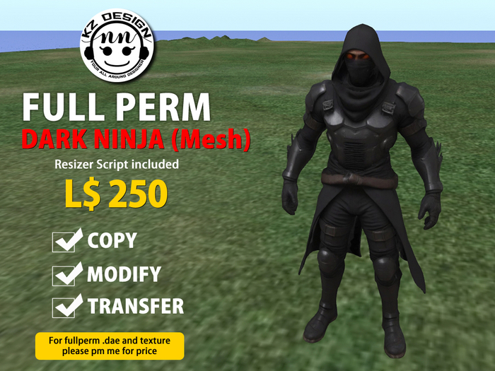 (Boxed) Fullperm KZ Dark Ninja