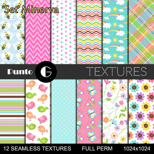 Full Perm Textures - Minerva Set