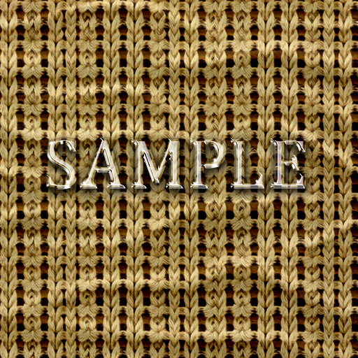 Zoy Texture [ Rustic Knit Raffia Wave Seamless 01 ] A
