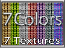 Zoy Texture [ Rustic Knit Raffia Wave Seamless 01 ] 7 Textures