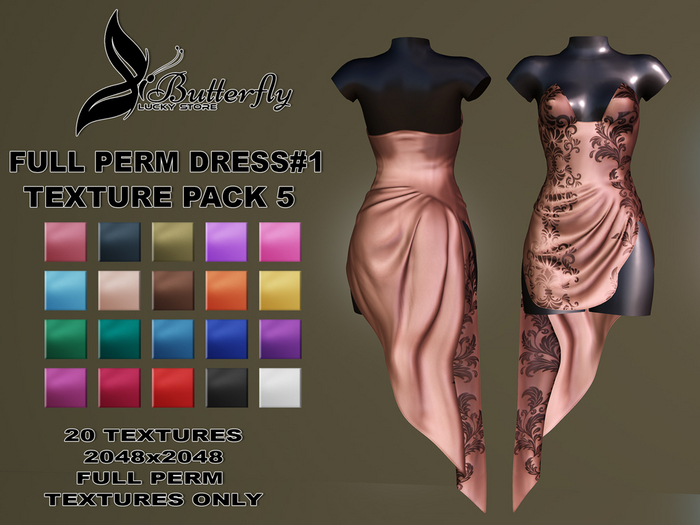 ^LB^ FULL PERM DRESS#1 Textures Pack 5 2048