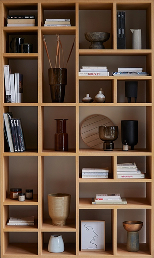 Oak bookcase 1prim