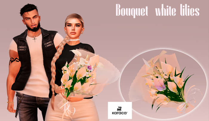 KARACA -  BOUQUET WHITE LILIES