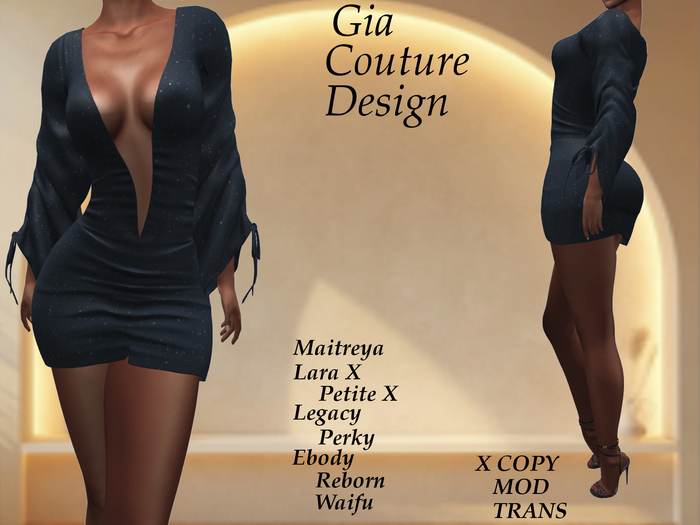 "GCD" Aneeka Dress Blue