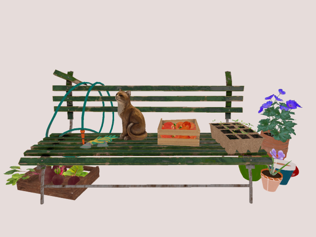 Garden Decor Bench :))