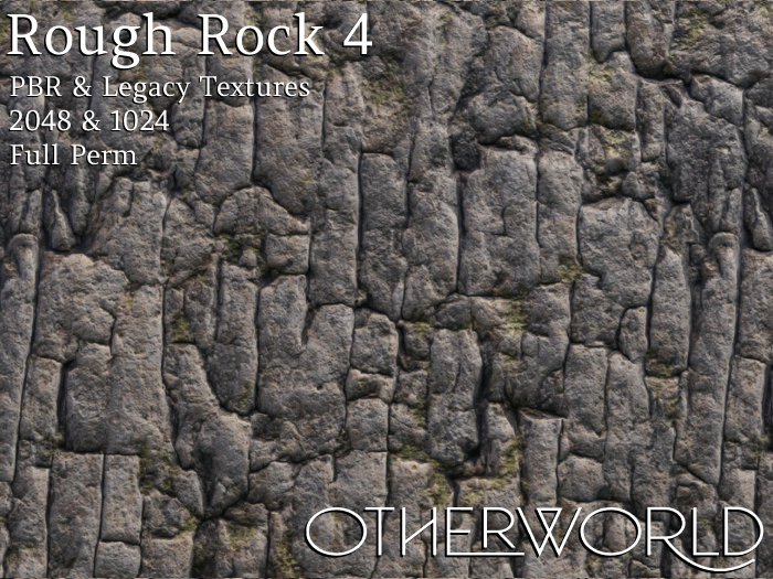 Otherworld PBR Materials - Rough Rock 4 CMT