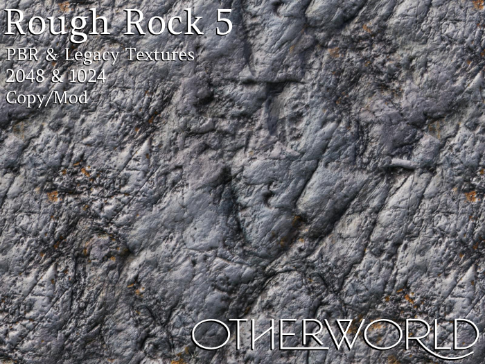 Otherworld PBR Materials - Rough Rock 5 CM