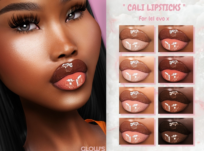 GLOW'S-CALI LIPSTICKS COLLECTION EVO X