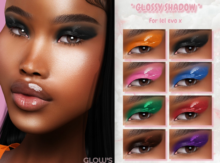 GLOW'S-EYESHADOW GLOSSY EVO X