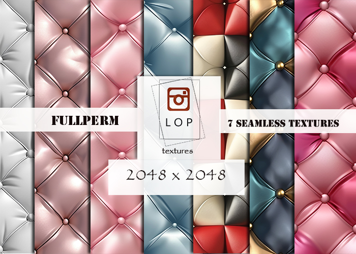 LOP LEATHER QUILT TEXTURE PACK  (ADD)