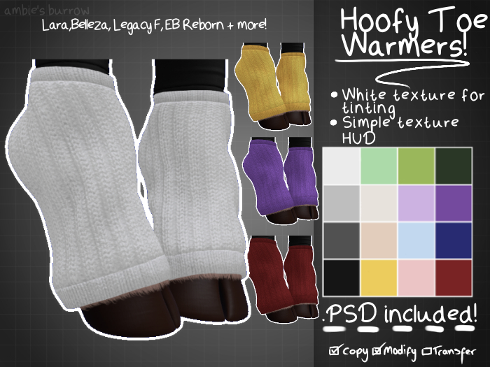 HOOFY TOES // WARMERS [F]