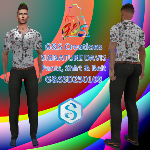 Signature Davis-Pants_Shirt_Belt_G&SSD250108