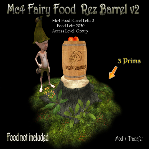 Mc4 Fairy Food  Rez Barrel v2 box