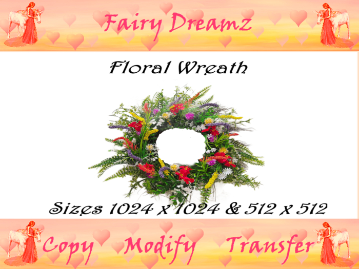 Floral Wreath Textures