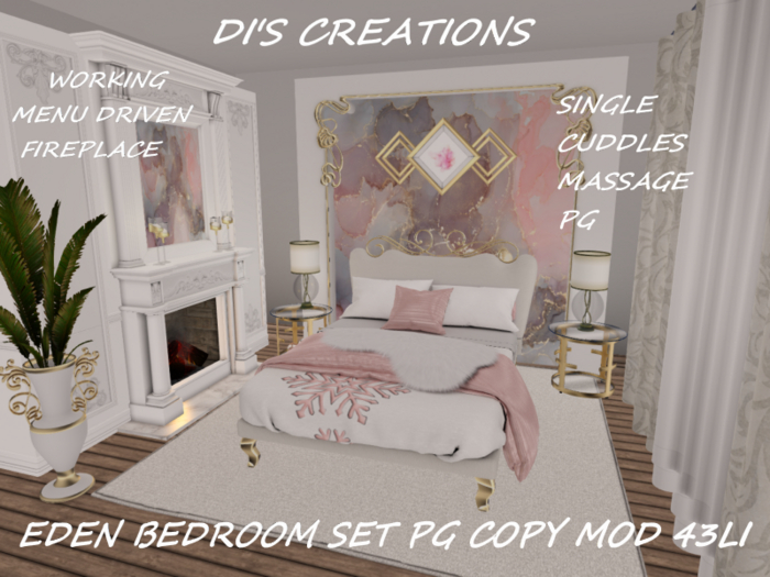 EDEN BEDROOM SET PG