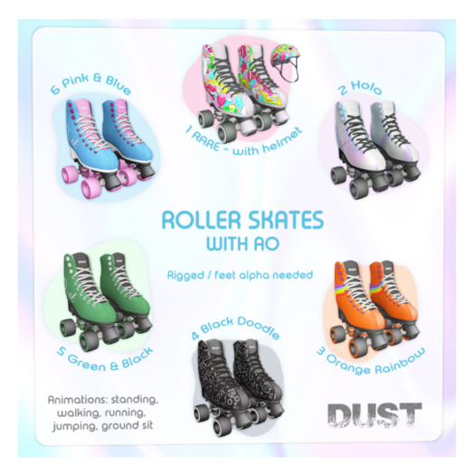 DUST: Roller Skates -  Full Set
