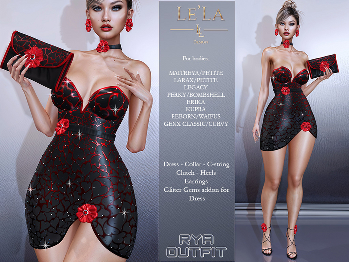 {Le'La} Rya Glitter Valentine's Outfit ♥V-day Promo♥