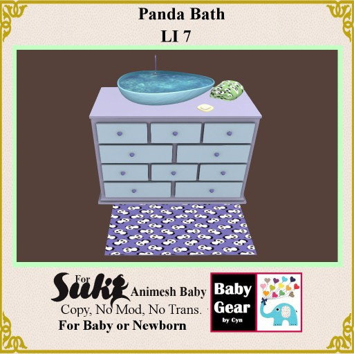 Suki Animesh Baby - Panda Bath (Boxed)