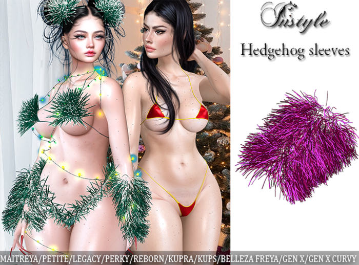 InStyle *Hedgehogs* Fur sleeves  - Barbie