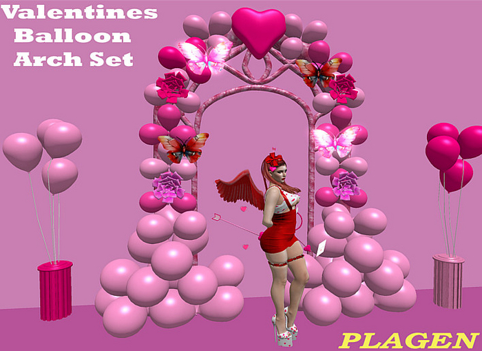 Valentine Balloon Arch Set   - PLAGEN  (ADD)