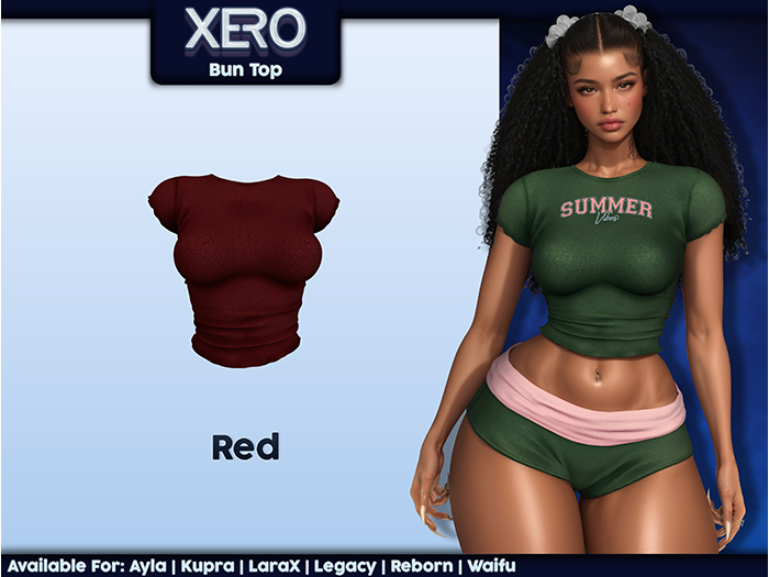 [Deluge x XERO] Bun Top (Red)