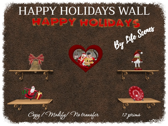 (LS) Happy Holidays Wall