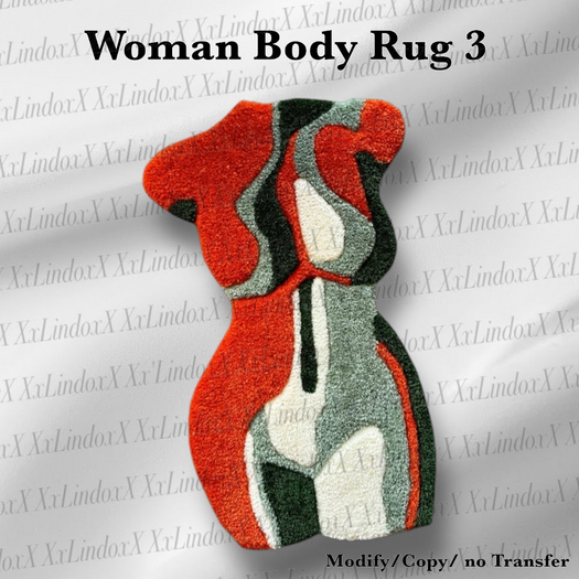 Woman Body rug 3