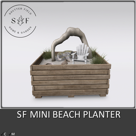 SF MINI BEACH PLANTER - BOXED