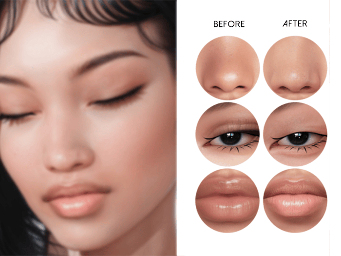 FOUR LEAF. - Hanako 'Facial Addons