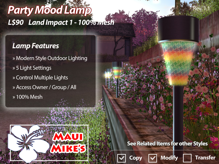 Party Mood Lamp - BOXED