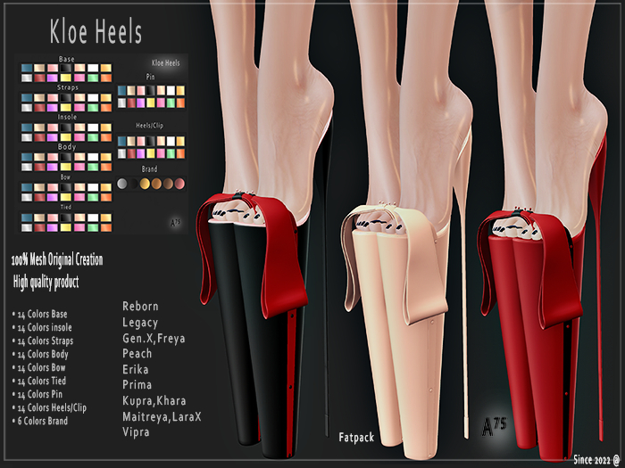 : A75 : Kloe Heels With Hud Fatpack DEMO