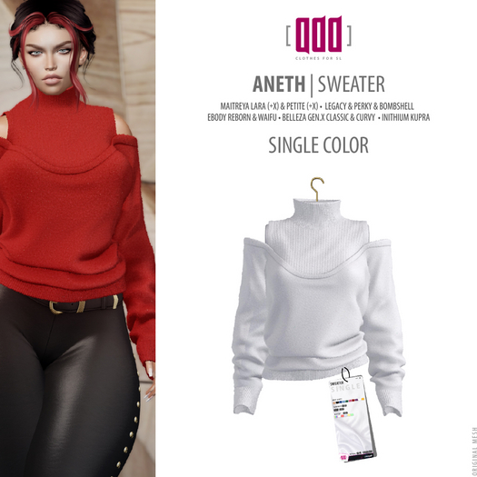 [ADD] Aneth Sweater - White