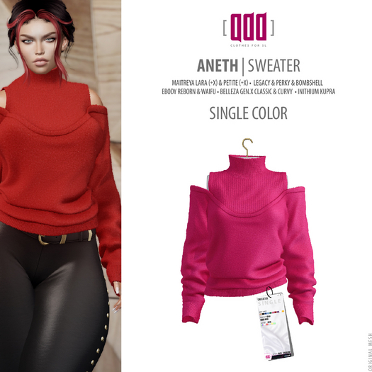 [ADD] Aneth Sweater - Pink