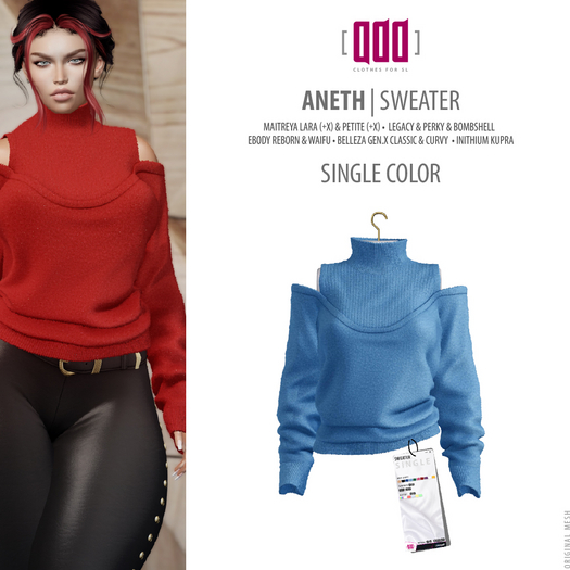 [ADD] Aneth Sweater - BlueL