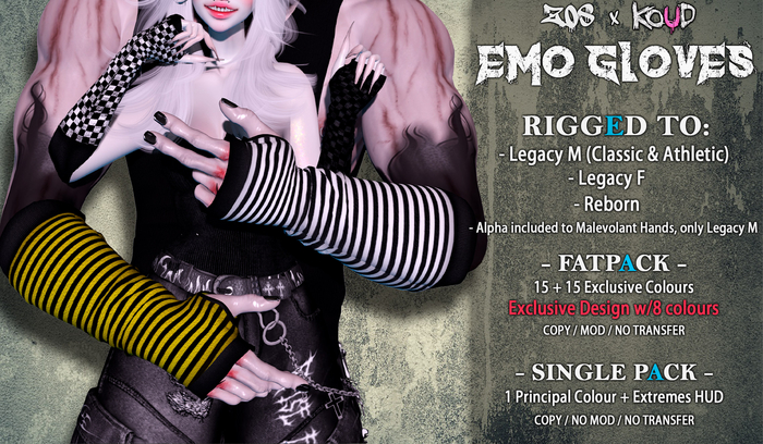 [ZOS x KOUD] Emo Gloves FATPACK