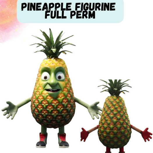 "MB" pineapple figurine Full perm