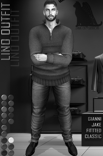 *.:Dark Cat:.*Men* LINO OUTFIT DEMO