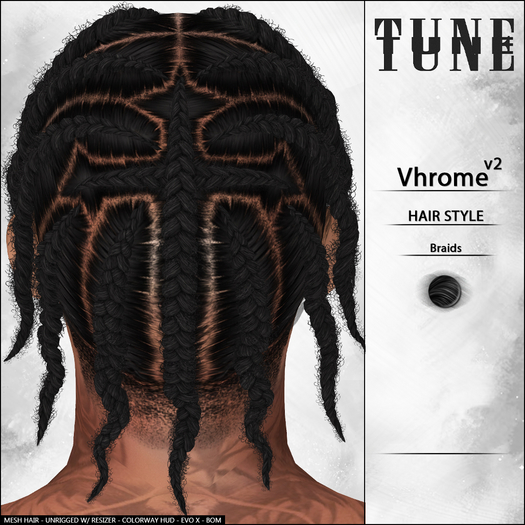 TUNE - "Vhrome v2" Braids. [PACK]